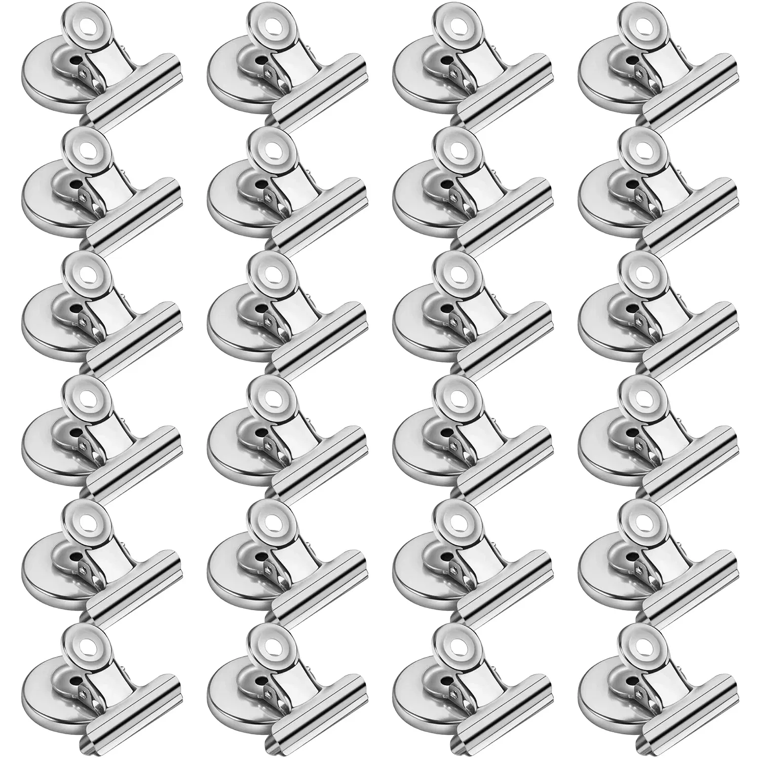 Color: army green - Strong Magnets Magnetic Clips Bulldog Clips Heavy Duty Magnetic Clips Perfect for Whiteboard Magnets Photo Displays Home