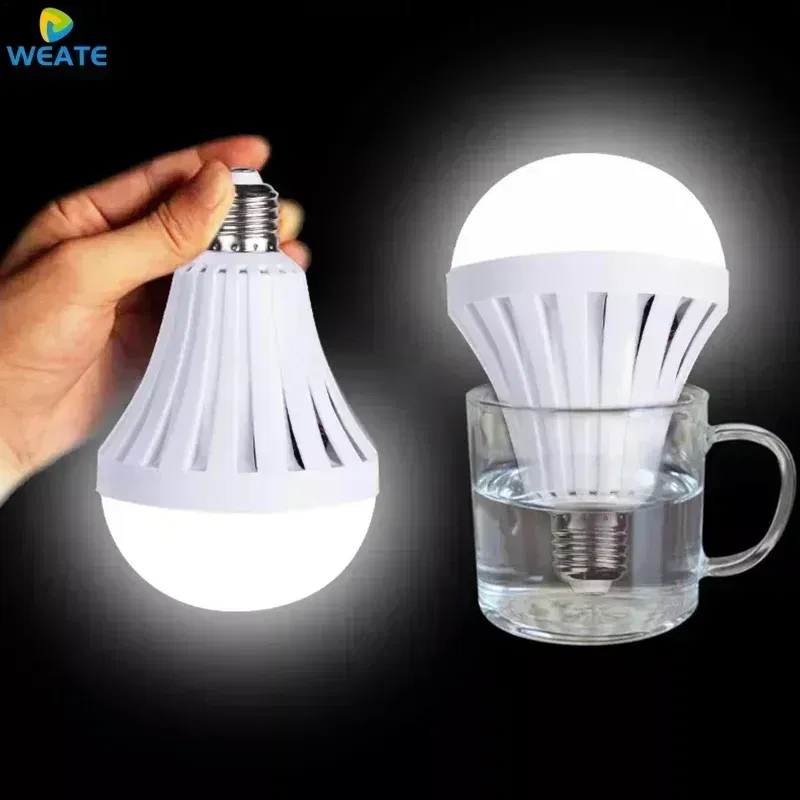 Wattage: 4.5 W, Ships From: CHINA - E27 Energy Saving Intelligent Emergency Rechargeable Lamp Household LED Bulb 15W LED Emergency Light Led Bulb Lighting Lamp