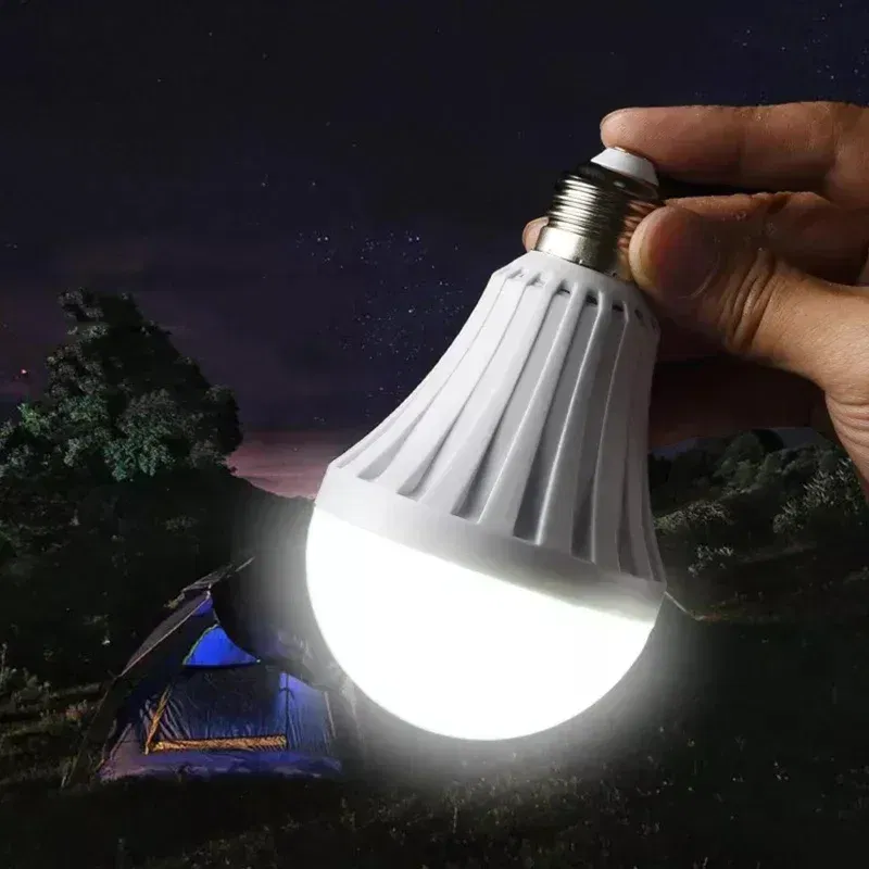Wattage: 4.5 W, Ships From: CHINA - E27 Energy Saving Intelligent Emergency Rechargeable Lamp Household LED Bulb 15W LED Emergency Light Led Bulb Lighting Lamp