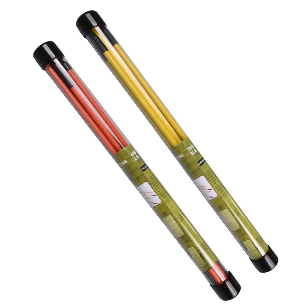 Color: black - 6 Colors Golf Alignment Sticks Collapsible Golf Practice Rods Putter Green Trainer Tools Golf Swing Training Tool