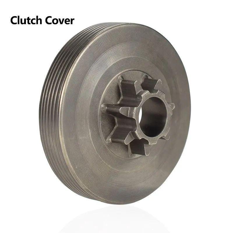 Size: 10 Inches - XCAN Clutch Drum+Clutch Cover+Needle Bearing For 4500 5200 5800 45cc 52cc 58cc Chainsaw Replacement Parts