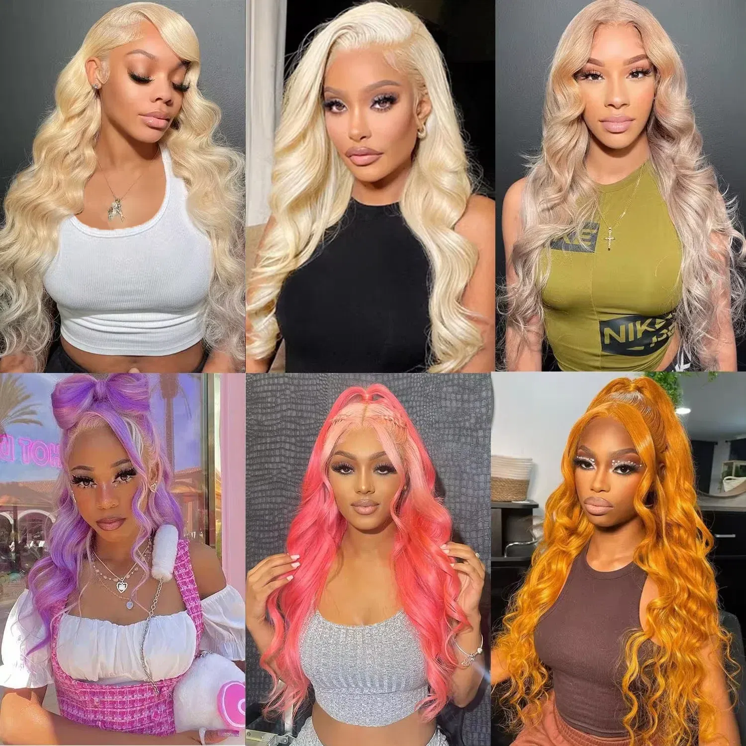 Hair Color: #16, Stretched Length: 38inches, Density: 100%, Ships From: CHINA - Blonde 613 HD Lace Frontal Wig 13x6 Body Wave HD Lace Frontal Wig 613 Colored Human Hair Wigs 30 Inch Long Loose Deep Wig Blonde