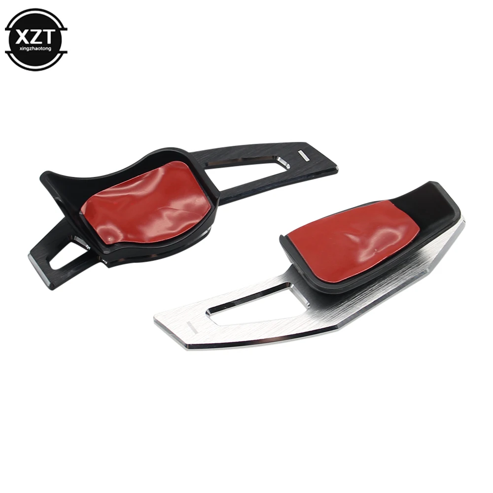 Color: Silver - For Volkswagen VW Tiguan Golf MK6 GTI Jetta MK5 Passat B6 CC Scirocco R36 R20 Steering Wheel Aluminum Shift Paddles Car Styling