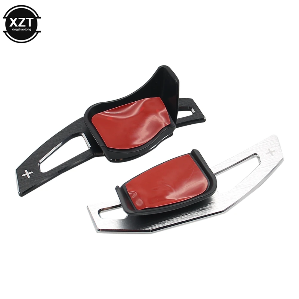 Color: Silver - For Volkswagen VW Tiguan Golf MK6 GTI Jetta MK5 Passat B6 CC Scirocco R36 R20 Steering Wheel Aluminum Shift Paddles Car Styling