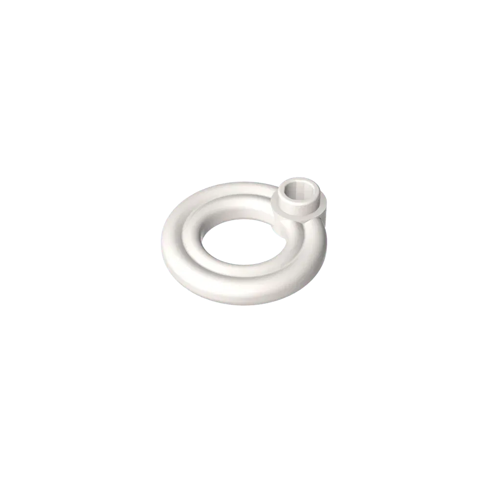 Color: Silver - Gobricks GDS-2052 Equipment Flotation Ring [Life Preserver] compatible with lego 30340 Assembles Building Blocks children's toys
