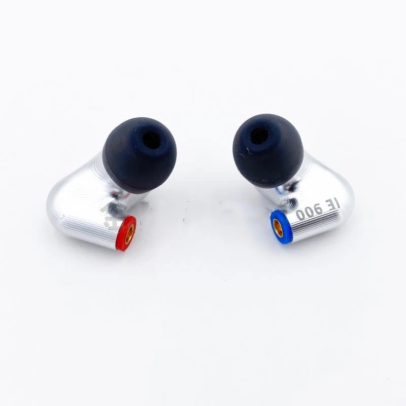 Color: Silver - IE900 IEM Origin In ear Metal Headset HiFi Monitoring Noise Reduction Mobile Computer mmcx Universal Earplugs IE800S IE300 IE600