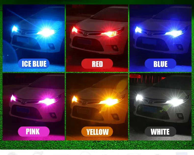 Emitting Color: Crystal Blue - New T10 LED W5W Super bright Polarity Free Plastic Protect smd Car Interior Light Read Door License Plate Wedge Lamp 12V White
