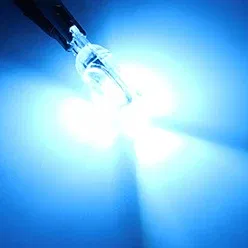 Emitting Color: Crystal Blue - New T10 LED W5W Super bright Polarity Free Plastic Protect smd Car Interior Light Read Door License Plate Wedge Lamp 12V White