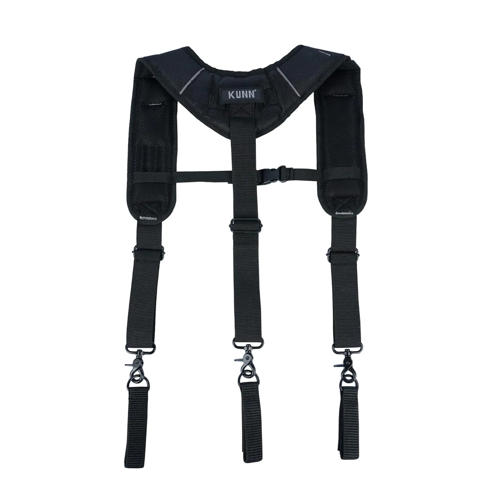 Color: black, Ships From: CHINA - KUNN Tool Belt Suspenders,Heavy Duty 3-Points Padded Construction Work Pouch Suspender for Men with Tool Belt Loops