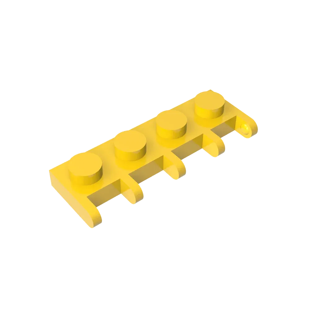Color: Pink - Gobricks GDS-M348 Hinge Vehicle Roof Holder 1 x 4 compatible with lego 4315 Assembles Building Blocks children's toys