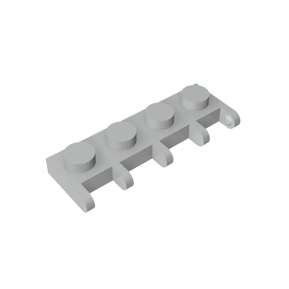 Color: Pink - Gobricks GDS-M348 Hinge Vehicle Roof Holder 1 x 4 compatible with lego 4315 Assembles Building Blocks children's toys