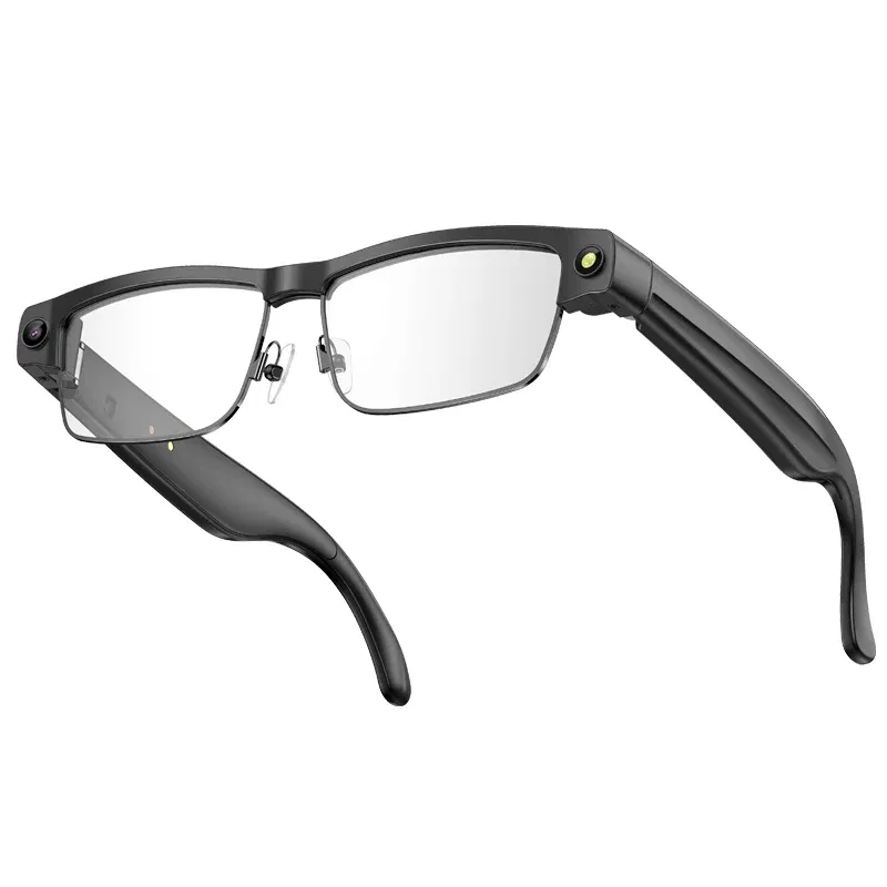 Color Name: WHITE - Smart AI Glasses With 8MP HD Camera Chat GPT Touch Sport Sunglasses Bluetooth Call Video Music Player Object Recognition