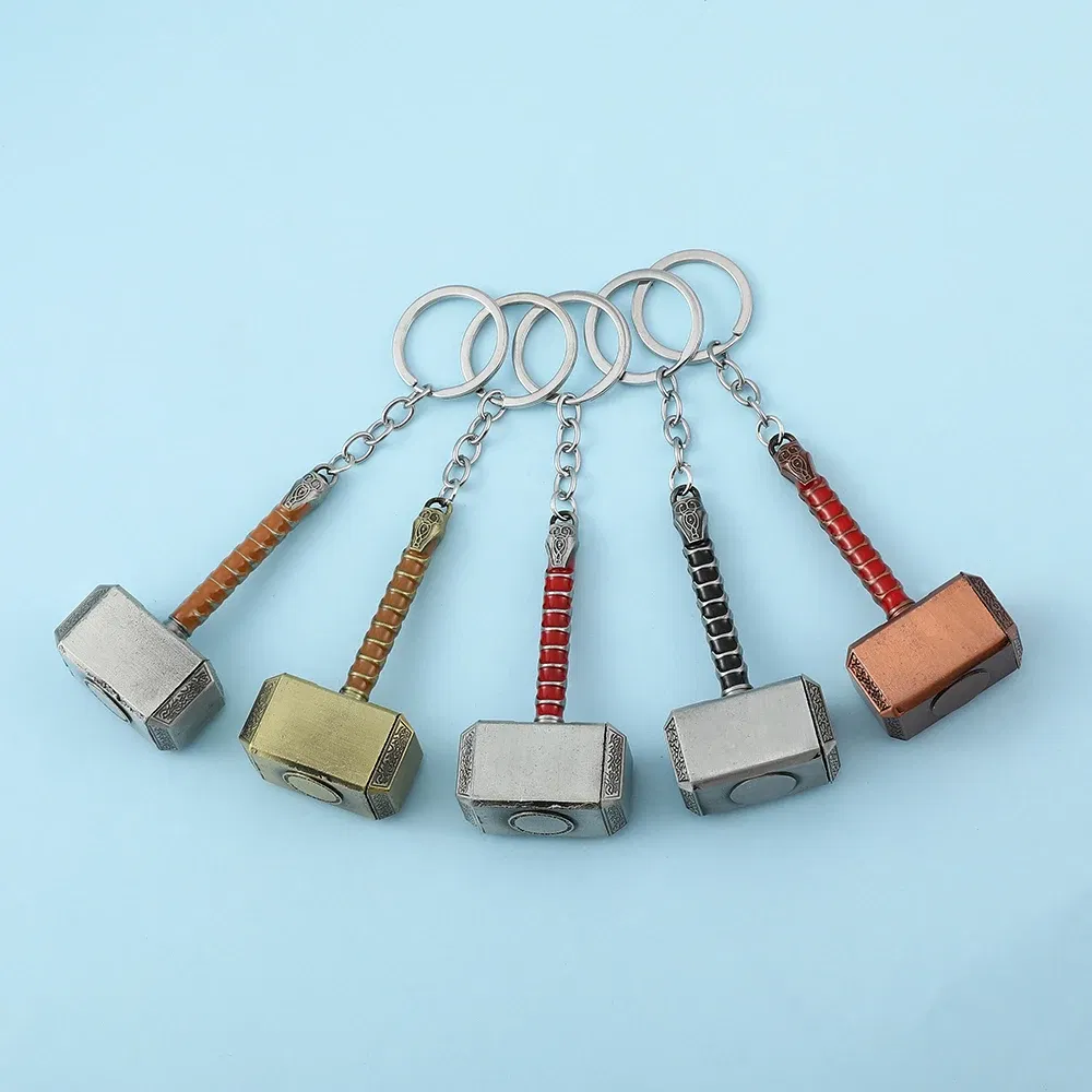 Color: Pink, Ships From: CHINA - Avengers Thor's Hammer Pendant Keychain Superhero Thor Odinson Opener Beer Bottle Openers Keyring Accessories