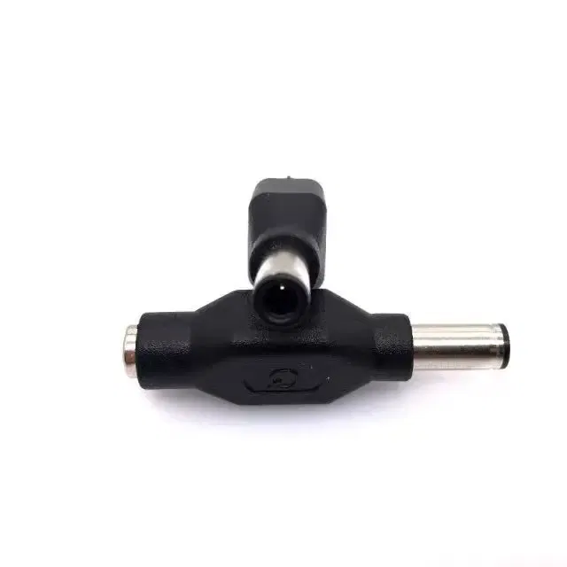 1pcs DC 6037 with Pin Power Plug 5.5*2.1 mm female jack to 6.0*3.7 mm male Plug DC Power Connector Adapter Laptop Accessories