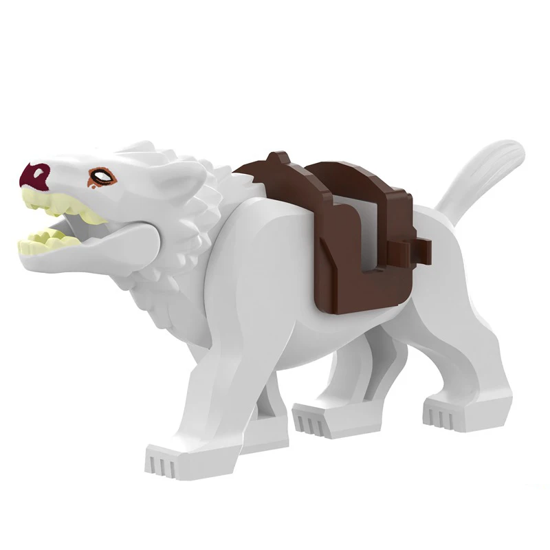 Color: WHITE - Lord of the Rings Ogre Building Blocks Figures Bricks Educational Toys Cartoon Figures Action Toys Brick Kids Gifts