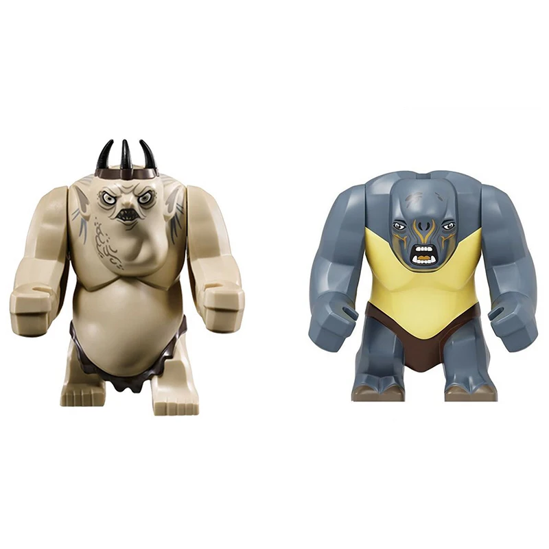 Color: WHITE - Lord of the Rings Ogre Building Blocks Figures Bricks Educational Toys Cartoon Figures Action Toys Brick Kids Gifts
