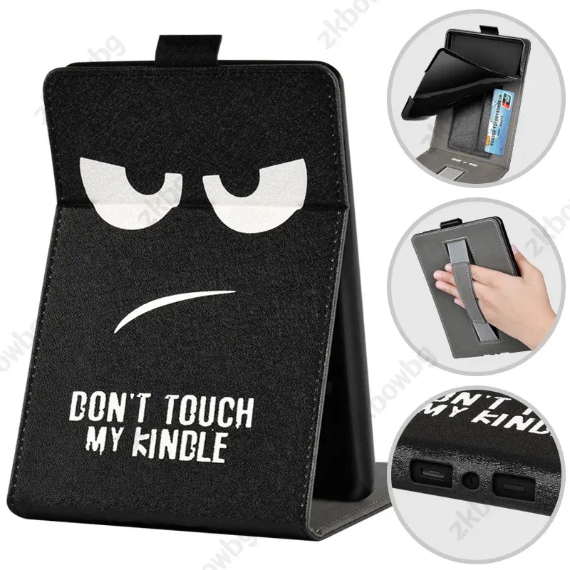 Color: Blue, Size: Fourteen - Cute Smart Case for 6.8' 6'' Kindle Paperwhite Signature 11th Generation Edition 12th 2024 7'' 7th 10th 6th M2L4EK RS23CV Cover
