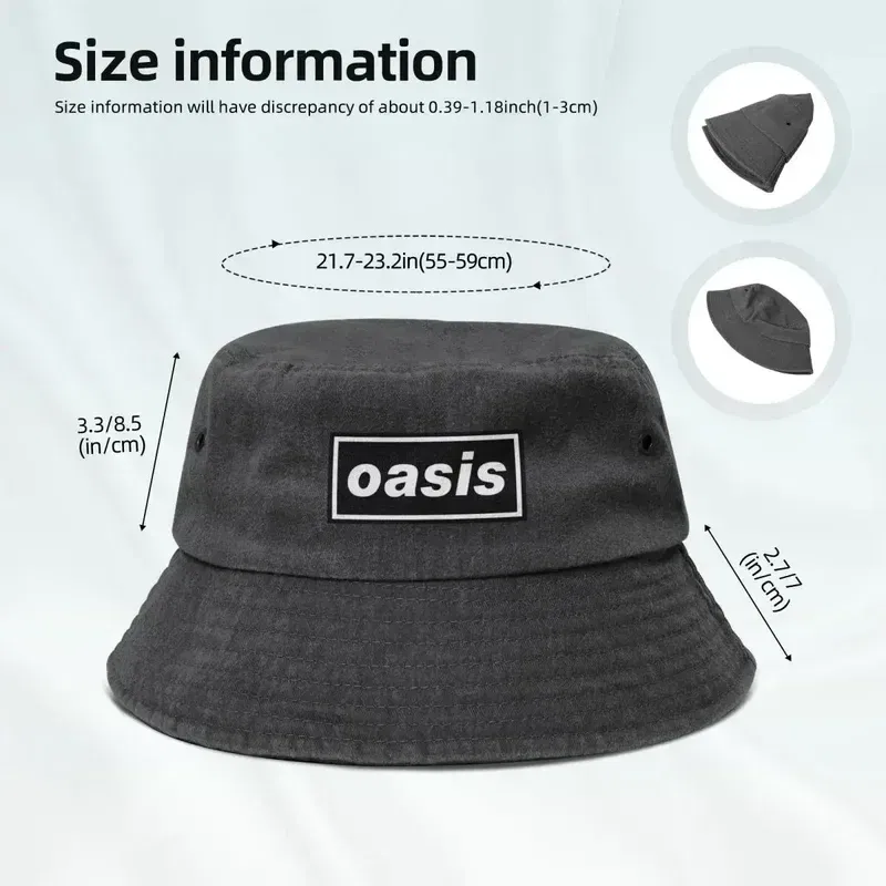 Color: green - Y2K Dont Lock Back In Anger***-$$Band-*******************OASIS Bucket Hat
