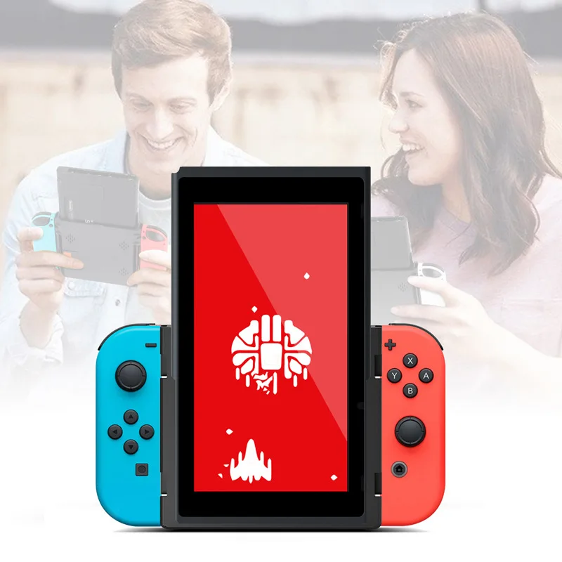 Grip Flip Vertical Bracket for Nintendo Switch OLED/Switch Game Console, Adaptive Vertical Screen Game,Switch Bracket Holder
