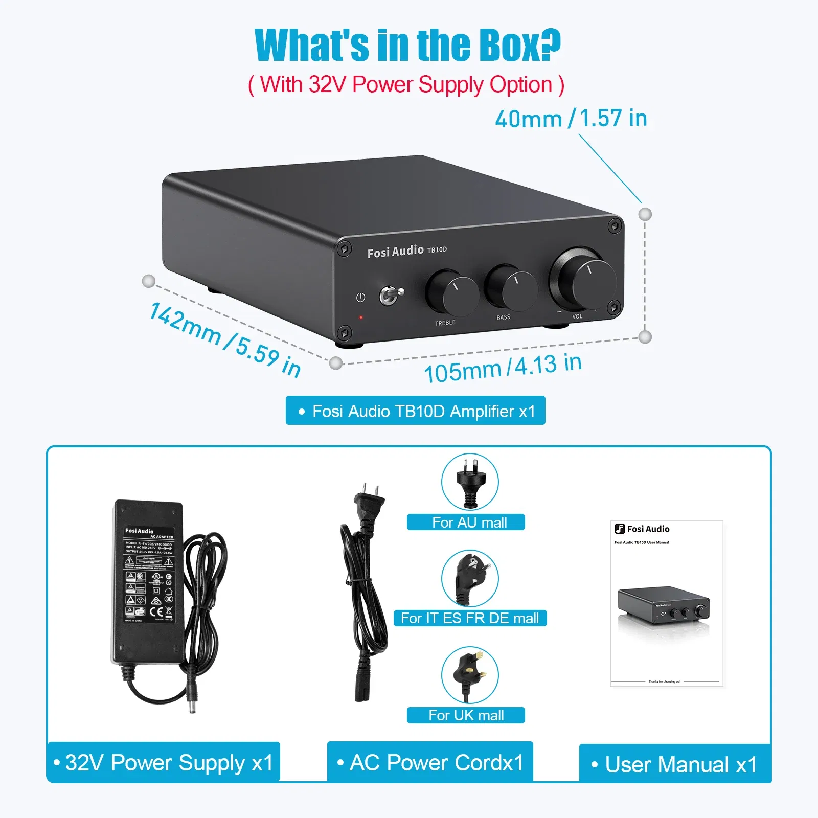 Color: Silver, Ships From: CHINA - Fosi Audio 300Wx2 HiFi Sound Power Amplifier Upgrade New  TPA3255 Class D Stereo Amp With Treble Bass For Home Speaker
