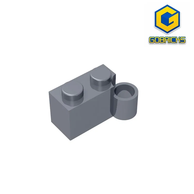 Color: PURPLE - Gobricks GDS-809 HINGE 1X2 LOWER PART compatible with lego 3831 children's DIY Educational Building Blocks Technical
