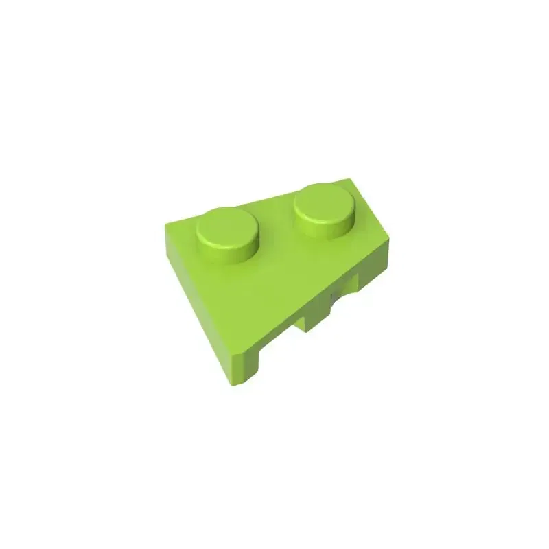 Color: light yellow - Gobricks 10PCS Parts Wedge, Plate 2 x 2 Left Compatible with 24307 pieces of children's toys Building Blocks Educatonal Techni