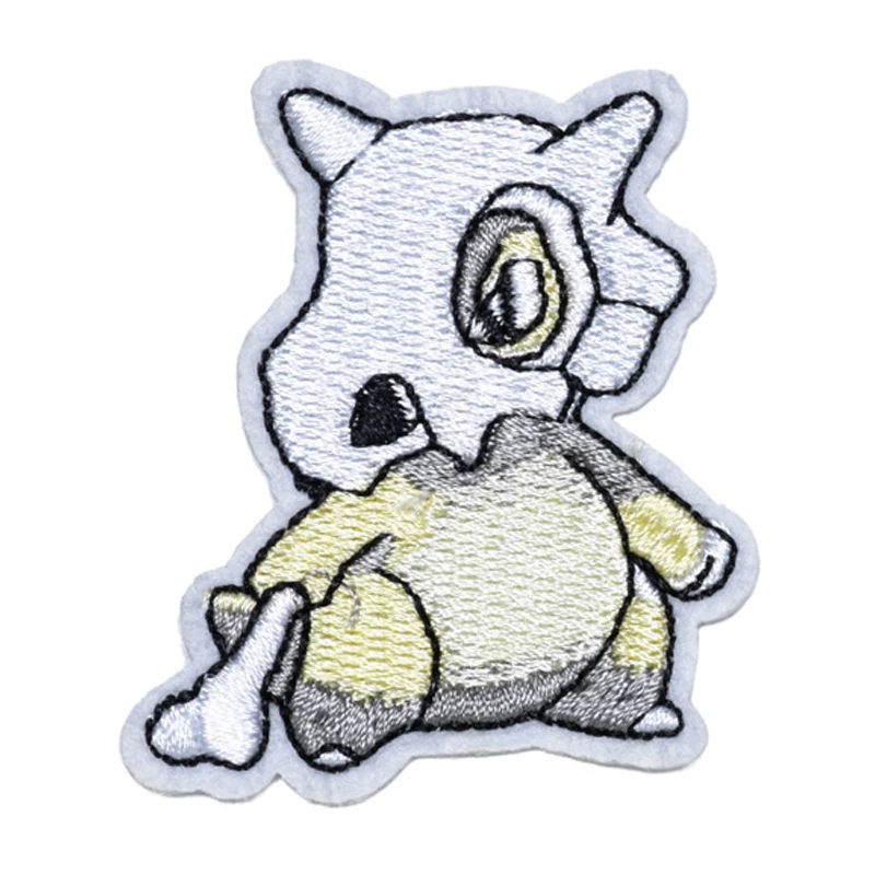 Color: Black Nickel - Kawaii Animals Patch Anime Game Embroidered Patches For Clothing DIY Iron on Patches For Clothes Cartoon Patch Stickers