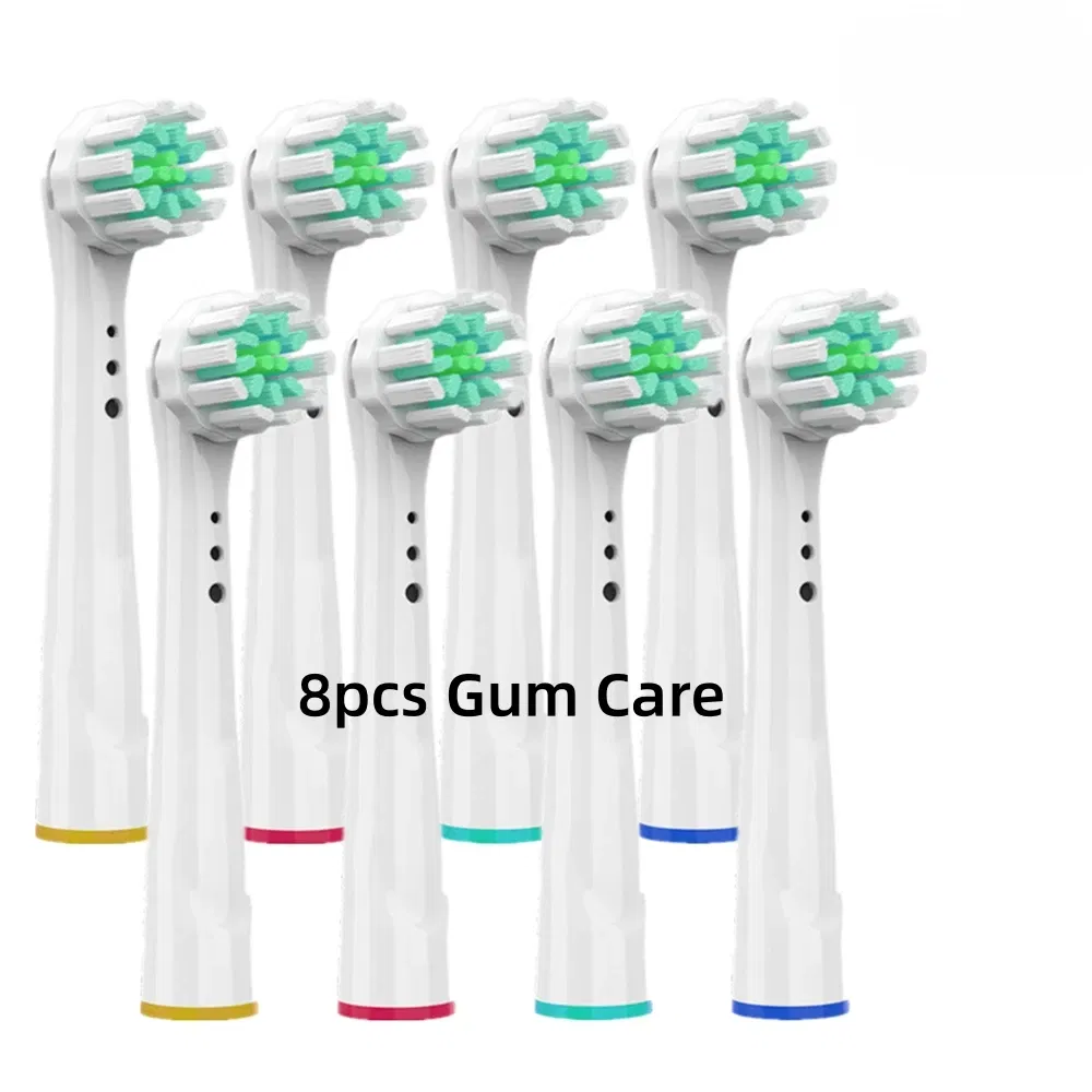 Color: Gold - Toothbrush Replacement Heads Refill for Oral B Electric Toothbrush Pro1000 Pro 3000 Pro5000 Pro7000 Vitality Floss Action