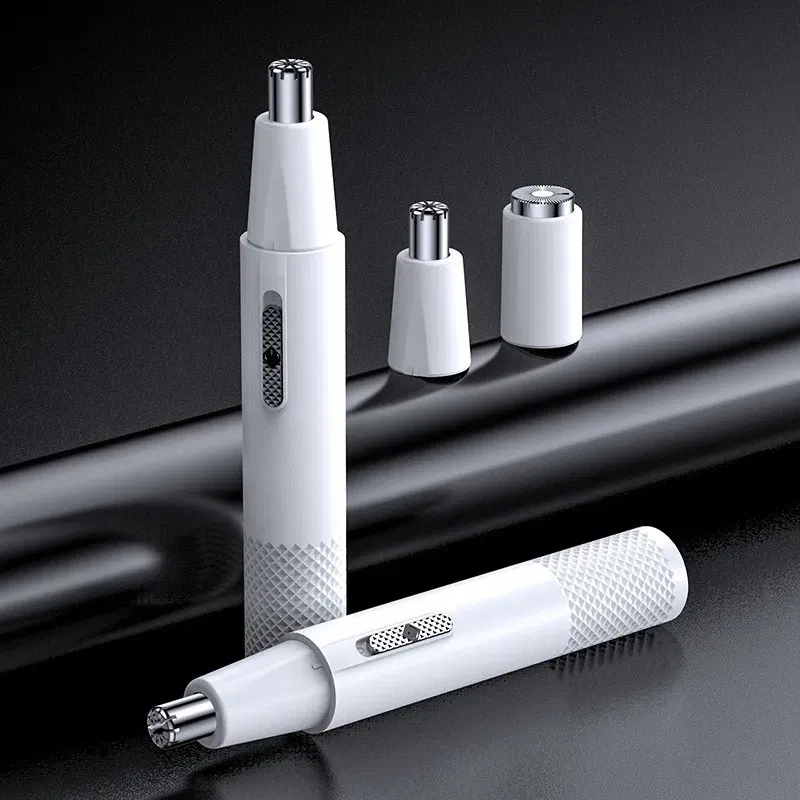 Color: WHITE - Nose Hair Trimmer USB Charging New High Quality Electric Portable Men Mini Nose Hair Trimmer