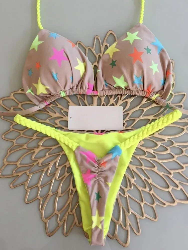 Color: Black, Size: S - Bikini High Waist Swimsuit Sexy Thong Bikini Set Zebra Print Women Brazilian Swimwear 2023 New Biquini Swim Bathing Suits Women