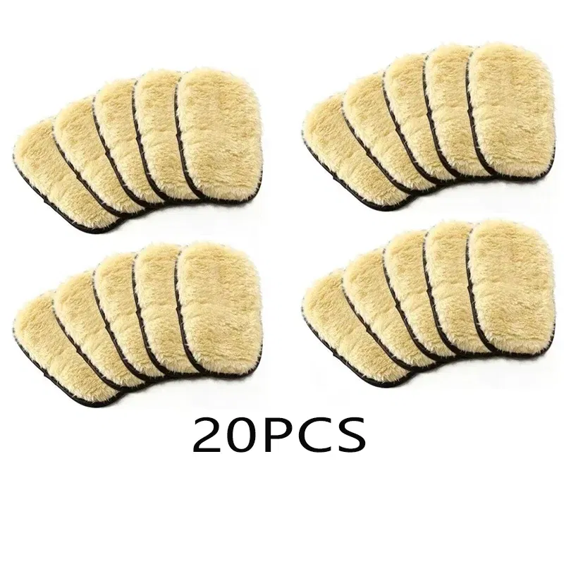 Color: Pink - Car Washing Imitation Wool Gloves Thickened Plush Car Wiping Gloves Waxing Polishing Car Cleaning Products cleaning cloth