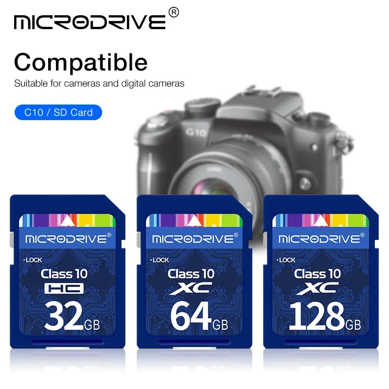 Capacity: 16 GB - 4K HD Camera Memory SD Card 128GB 16GB 64GB 32GB SD 4K Video Camera Flash usb stick sd cards Class 10 for camera
