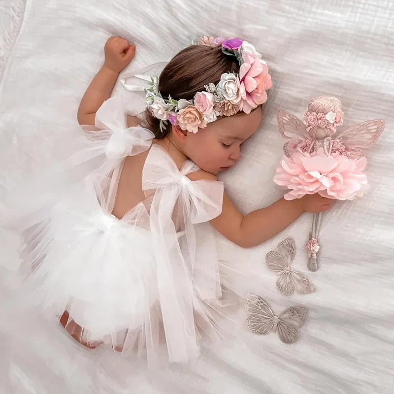 Color: black, Kid Size: 2m - 2024 Summer Baby Clothes Infant Girls Party Dress Lace Bodysuits & One-pieces 100-day Photo Dress Baby Photograph Clothing