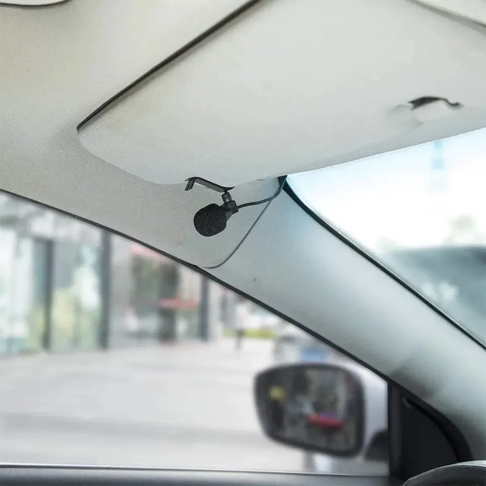 Car Audio Microphone Clip Jack Plug Mic Stereo Mini Wired External Microphone For Multimedia car player