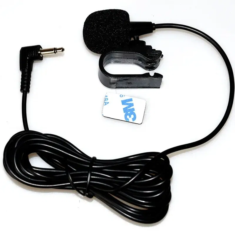 Car Audio Microphone Clip Jack Plug Mic Stereo Mini Wired External Microphone For Multimedia car player
