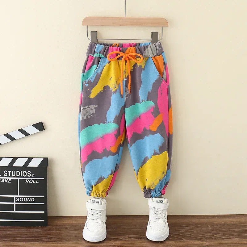 Color: Orange, Kid Size: 4, Ships From: CHINA - Spring Toddle Baby Clothes Set Fashion Graffiti Sweater and Pant Outfit Children Boy Girl Cartoon Bear Top and Bottom Tracksuit