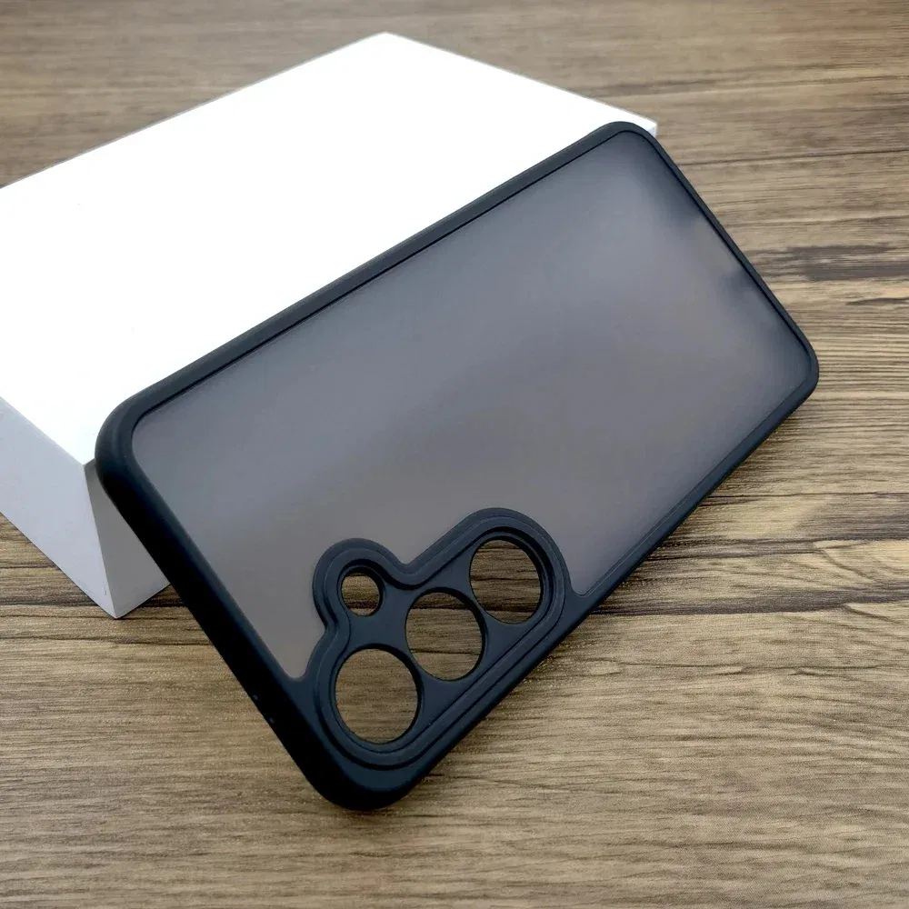 Color: black, Compatibility by Model: Galaxy A16 - Luxury Matte Case For Samsung Galaxy A56 A55 A54 A53 A52 A36 A35 A34 A13 A14 A15 A16 A17 A25 A26 A06 A05 A07 Protective Cover