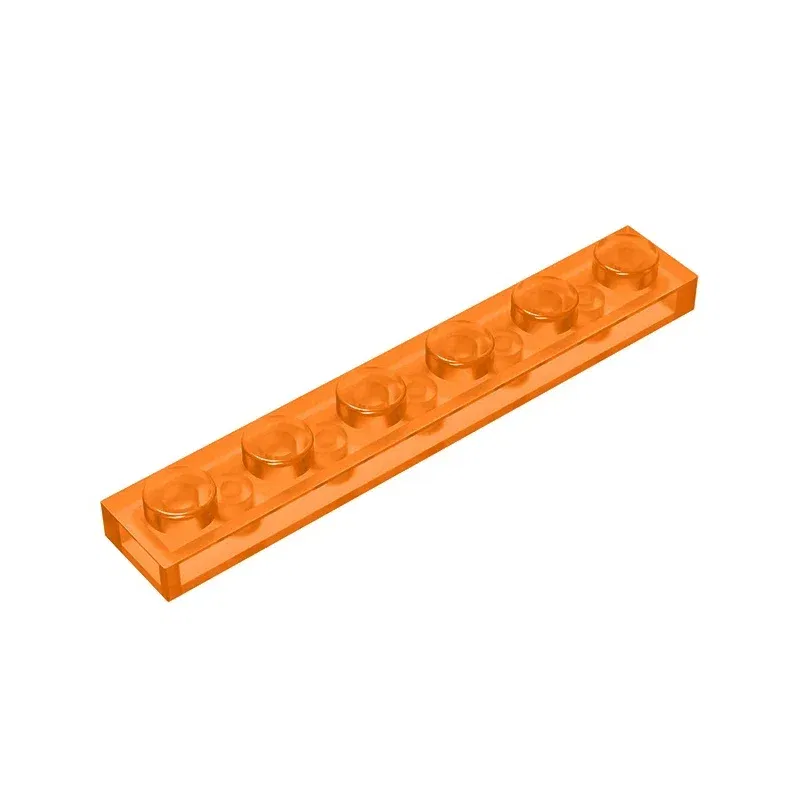 Color: DEEP BLUE - Gobricks GDS-505 Plate 1 x 6 compatible with lego 3666 pieces of children's DIY building block Particles Plate DIY