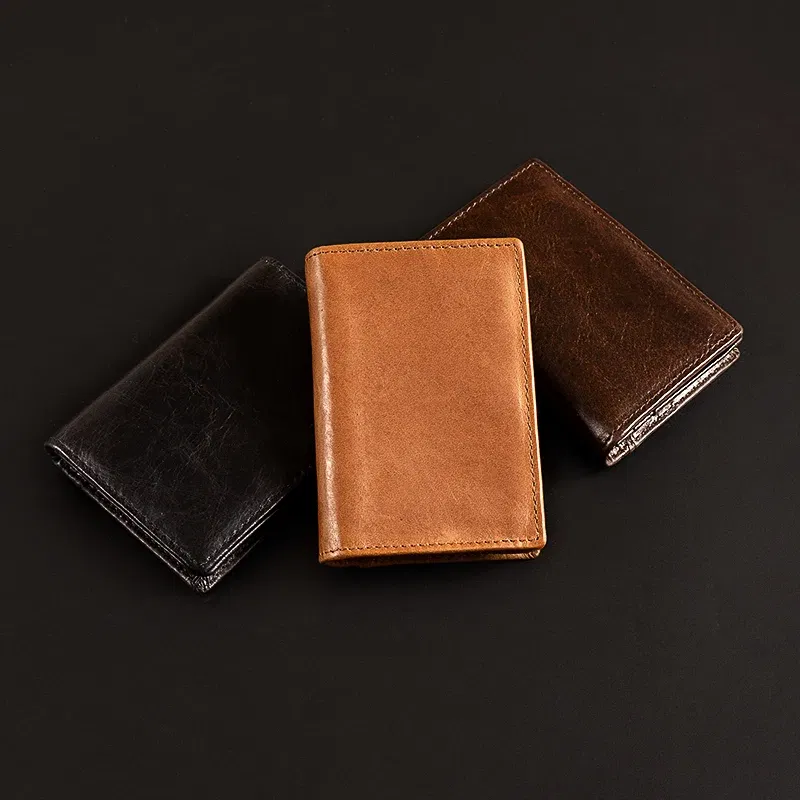 Color: Beige, Ships From: CHINA - Luxury Genuine Leather Cowhide Card Holder RFID Blocking Purse Men and Women Credit Card Wallet Slim Business ID VIP Cards Bags