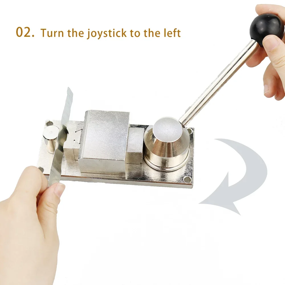 PHYHOO Ring Bending Machine for Earring Finger Gold Silver Copper Ring Forming Mini Rolling Mill Jewelry Repair Tool