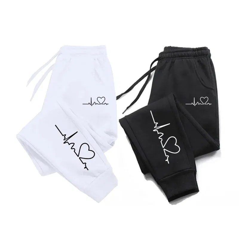 Color: black, Size: M - Daily Joggers Fashion Baggy Pants Woman Casual Sweatpants Comfortable Fitness Trousers Womens Soft 2024New Versatile Women's