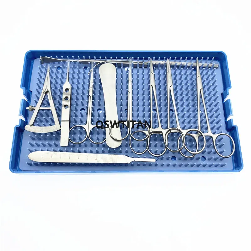 Color: BLACK & RED - Eyelid reconstruction double eyelids plastic surgery instruments set Double eyelid Cosmetic tools kit