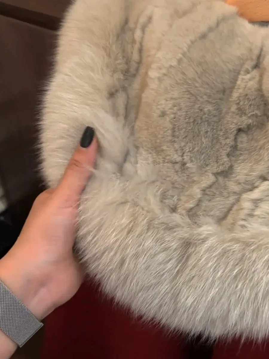 Color: Red, Kid Size: 7 - autumn winter red Big fur collar baby girls wool long coats child Christmas Thick velvet outwear kids New Warm jacket overcoat