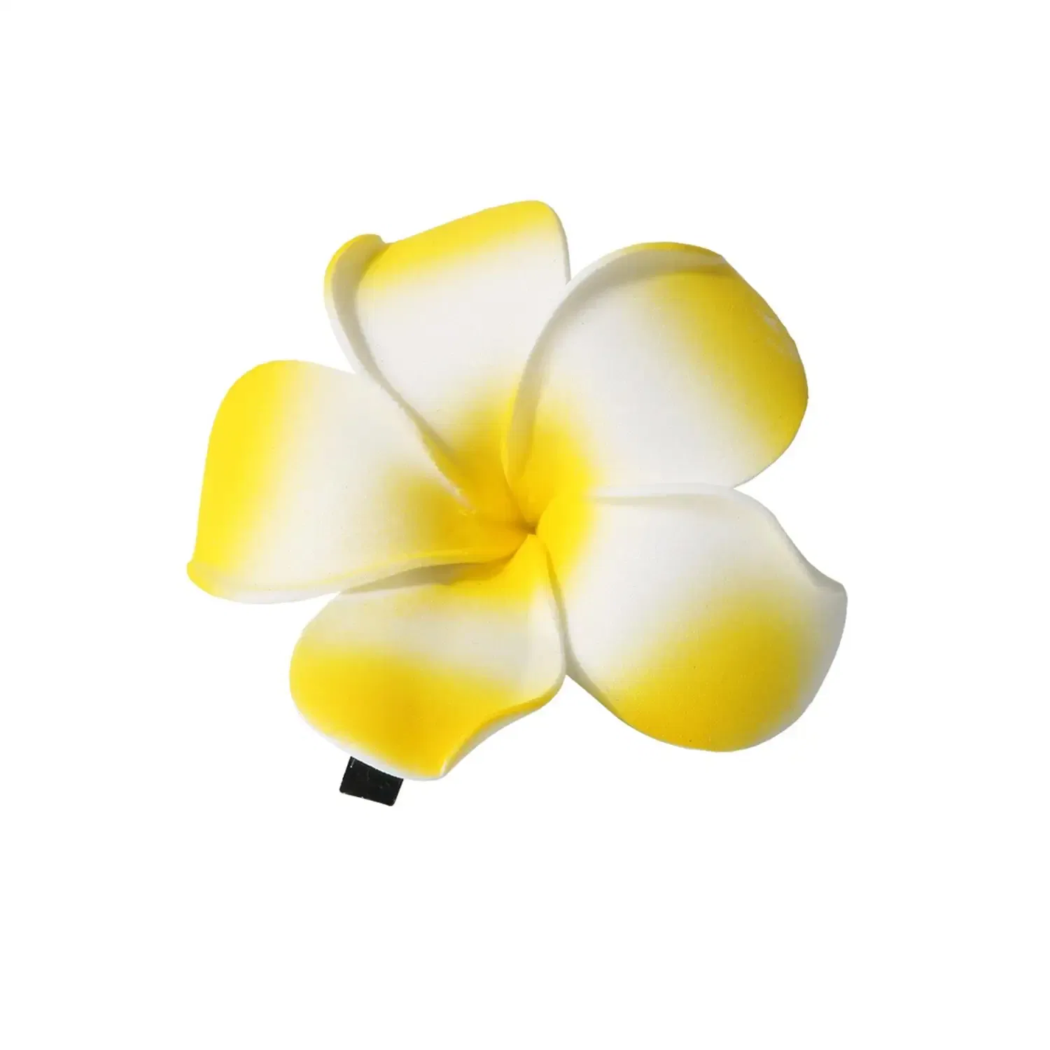Color: Pink - 5.5/7/8/9cm Plumeria Flower Hair Clips For Girls Women Hairpins Egg Flower Barrette Hawaiian Wedding Artificial Headwear