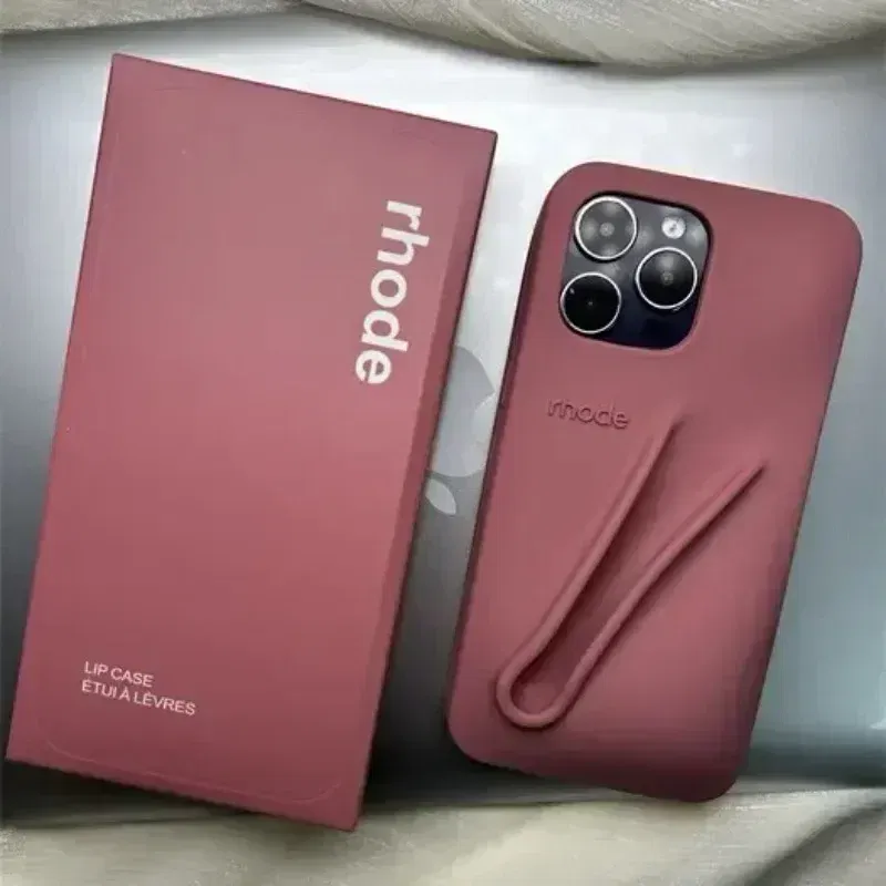 Color: WHITE, Material: Denim - Quality Fashion Box for Rhode Phone Case Gift Packaging Lipstick Box for Girl for IPhone 16 15 14 13 12 11 Pro Max XR XsMax Case