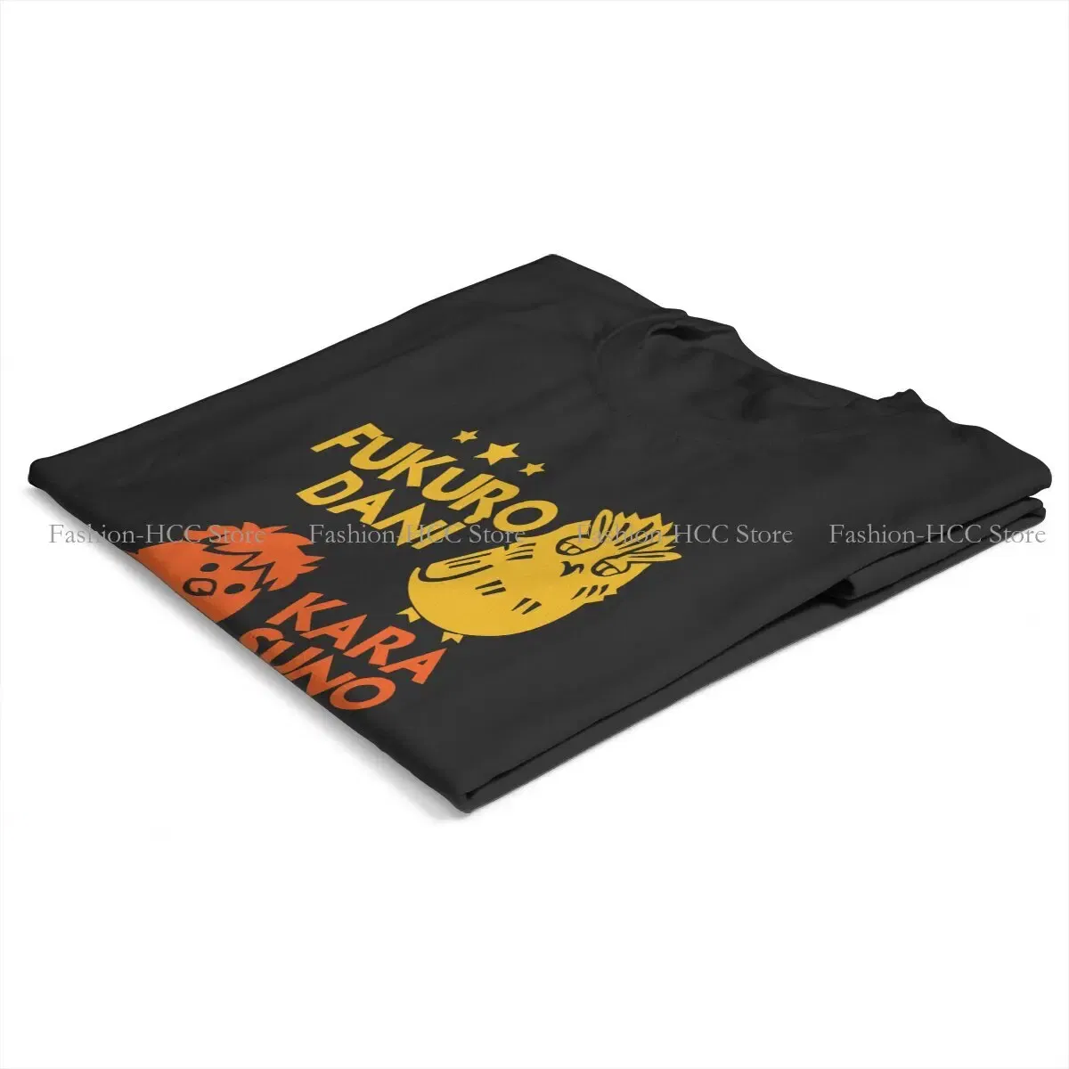 Color: WHITE, Size: XXL - Best Team O Neck Polyester TShirt Haikyuu Cartoon Anime Classic T Shirt Women Tops