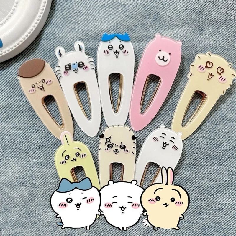 Color: Orange - Japanese New Girls Cute Cartoon Hairpins Kids Lovely Hair Clips Barrettes Headband ハチワ?¬ ち?„?‹?‚? Fashion Hair Accessories