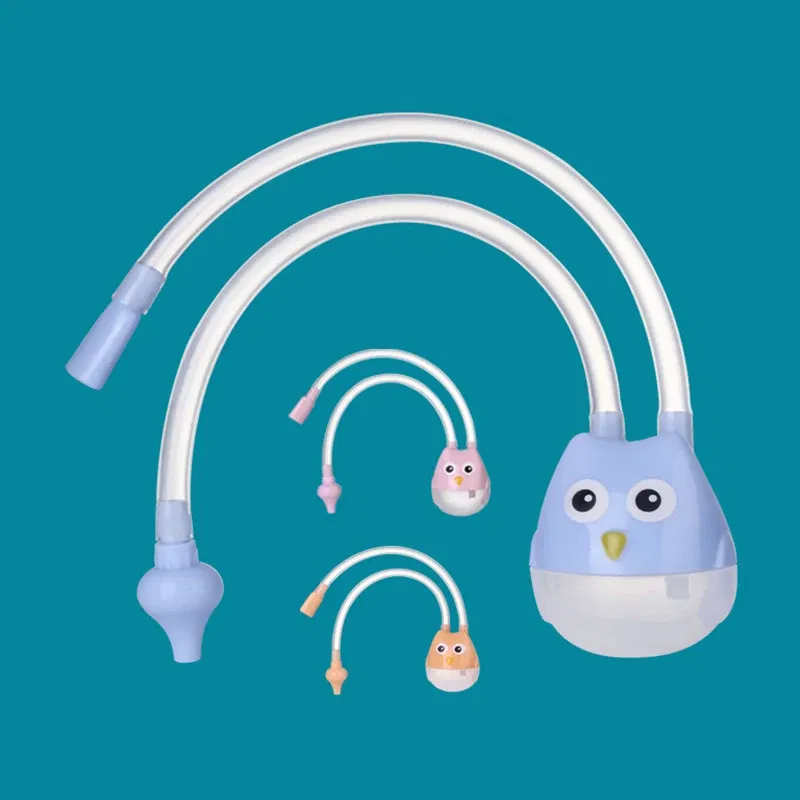 Color: Black - Baby Nose Clean Silicone Infant Nasal Aspirator Wash Your Nose Care Baby Nose Nasal Inhaler Infant Preventing Backflow Aspirator