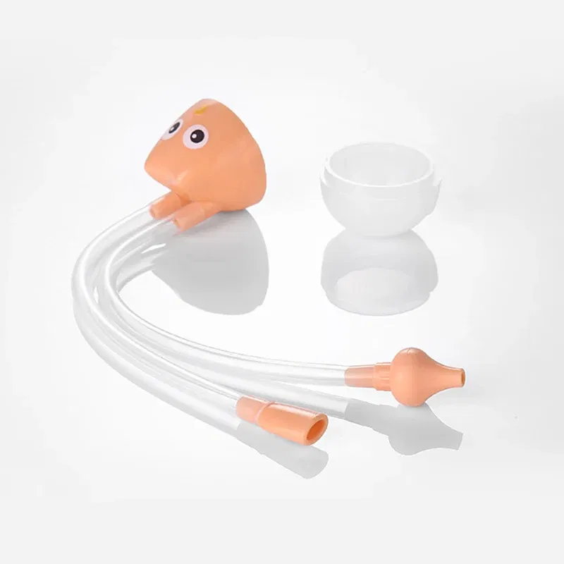Color: Black - Baby Nose Clean Silicone Infant Nasal Aspirator Wash Your Nose Care Baby Nose Nasal Inhaler Infant Preventing Backflow Aspirator