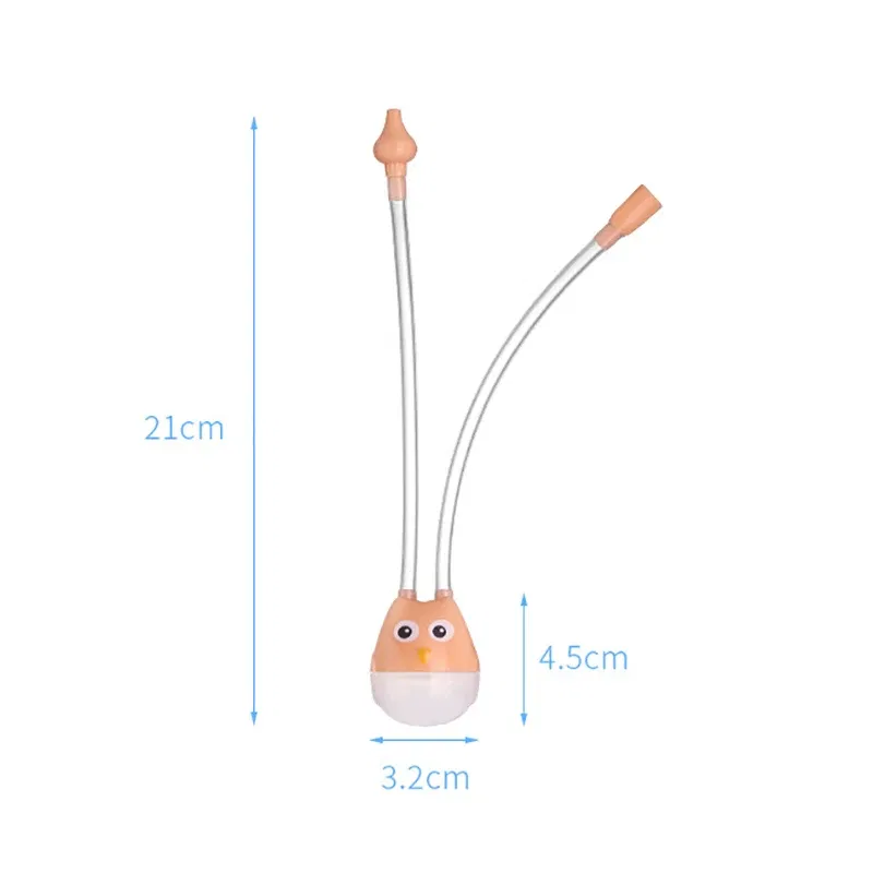 Color: Black - Baby Nose Clean Silicone Infant Nasal Aspirator Wash Your Nose Care Baby Nose Nasal Inhaler Infant Preventing Backflow Aspirator